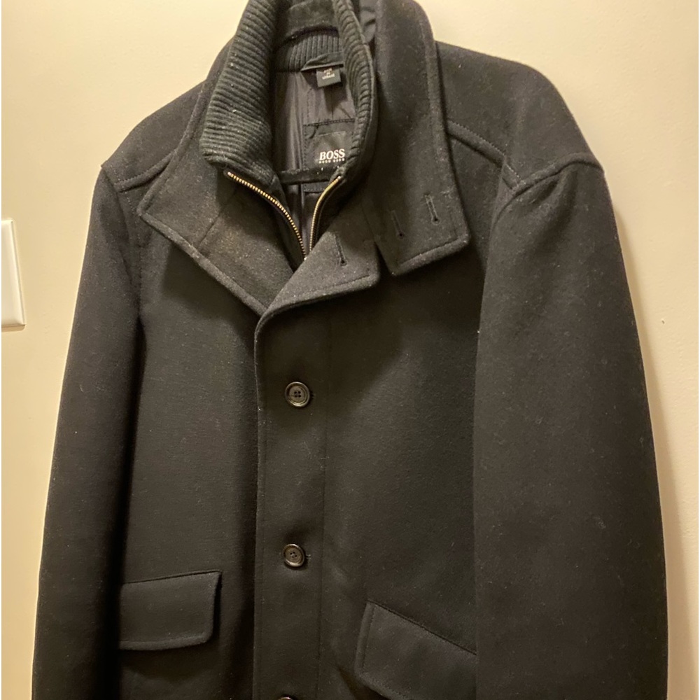 Hugo boss Pea coat 36R Small
